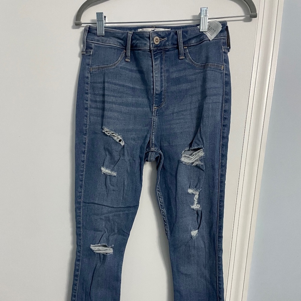 Hollister high rise curvy leggings jeans size 27